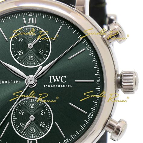 Orologio IWC Portofino Chronograph Automatico Cinturino Pelle 